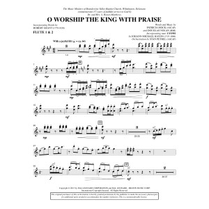 O Worship the King with Praise - Flute 1 & 2